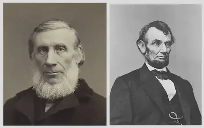 Don't these guys kinda just look... simian? Could it be a reduction in neoteny? Left: physicist John Tyndall; Right: US President Abraham Lincoln.