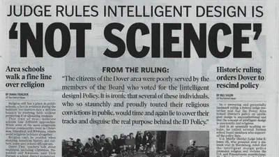 The judge at *Kitzmiller v. Dover* ruled in favour of maintaining the separation of church and state, identifying ID as creationism-aligned. Source: [NCSE](https://ncse.ngo/kitzmiller-v-dover-last-gasp-balancing-evolution).